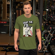 Load image into Gallery viewer, 'What the Fu' Mens T-shirt Soft Lightweight 100% Combed and Ring-spun Cotton