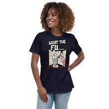 Load image into Gallery viewer, 'What the Fu' Womens T-shirt Relaxed Fit 100% Combed and Ring-spun Cotton
