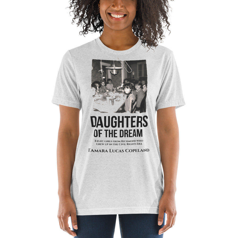 DAUGHTERS OF THE DREAM Womens Lightweight T-shirt (Vintage look w/Inspire logo back label)