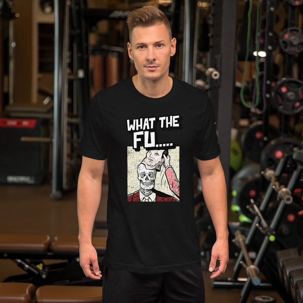 'What the Fu' Mens T-shirt Soft Lightweight 100% Combed and Ring-spun Cotton